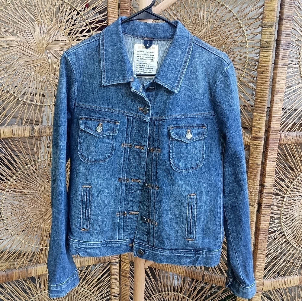 J. Crew Denim Blue Women's Jacket_Med